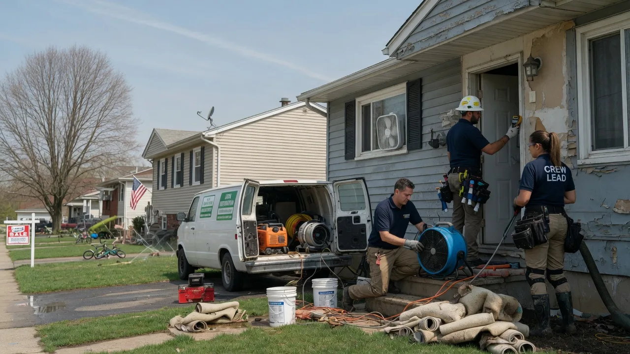 Flood Cleanup in Rhodes, IA near me